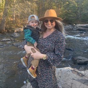 Fall Long Sleeve Midi Dress